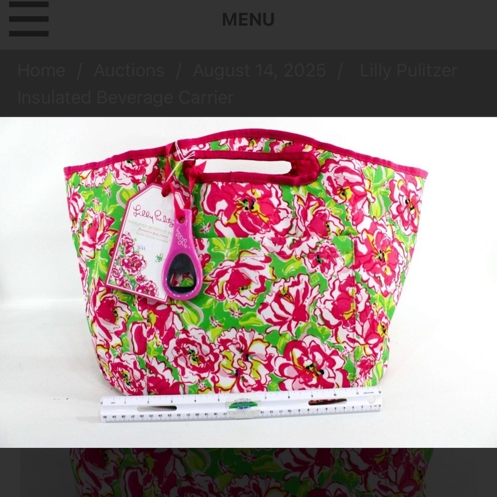 Lilly Pulitzer Insulated Beverage Carrier - Picture 2 of 8